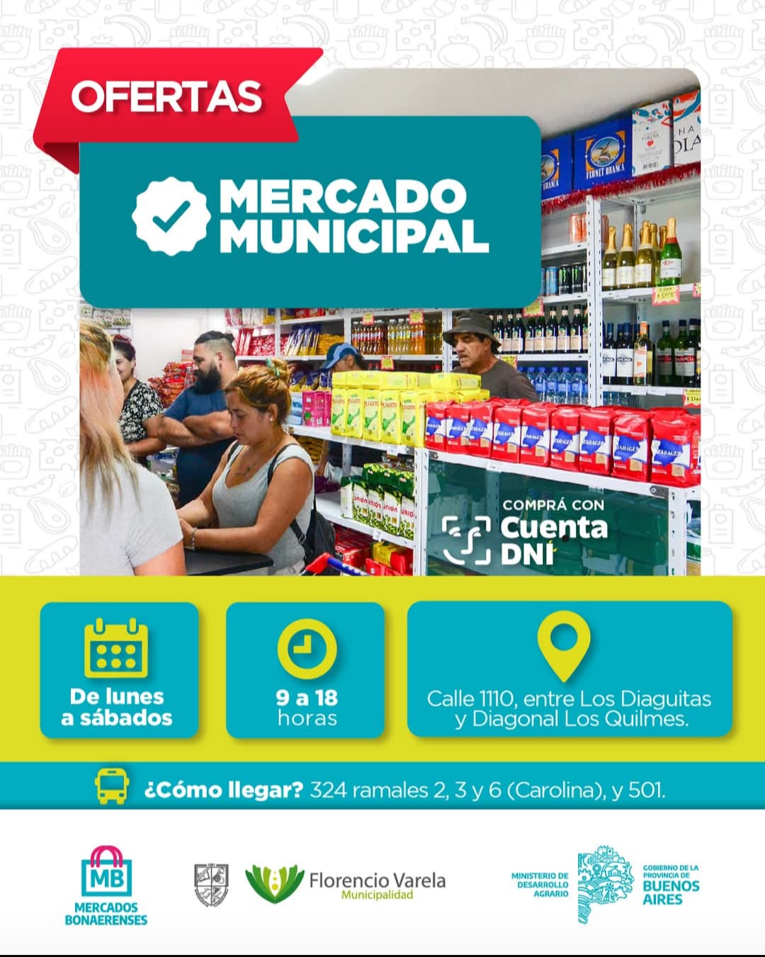 ¡Siguen los precios accesibles y múltiples descuentos del Mercado  Municipal! 