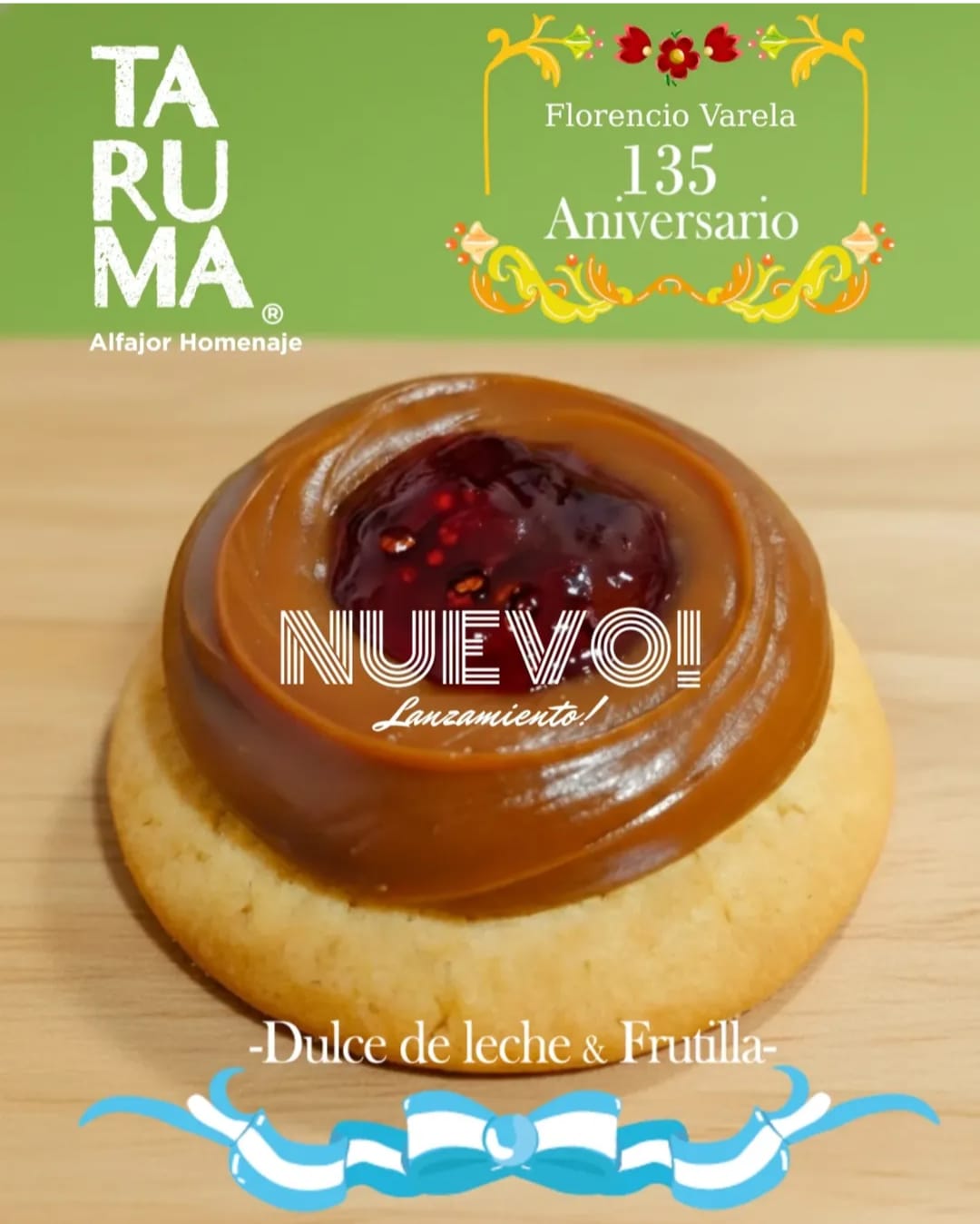 Un alfajor de pura cepa varelense: Tarumá nos presentó su nuevo producto creado en homenaje al 135 Aniversario del distrito 