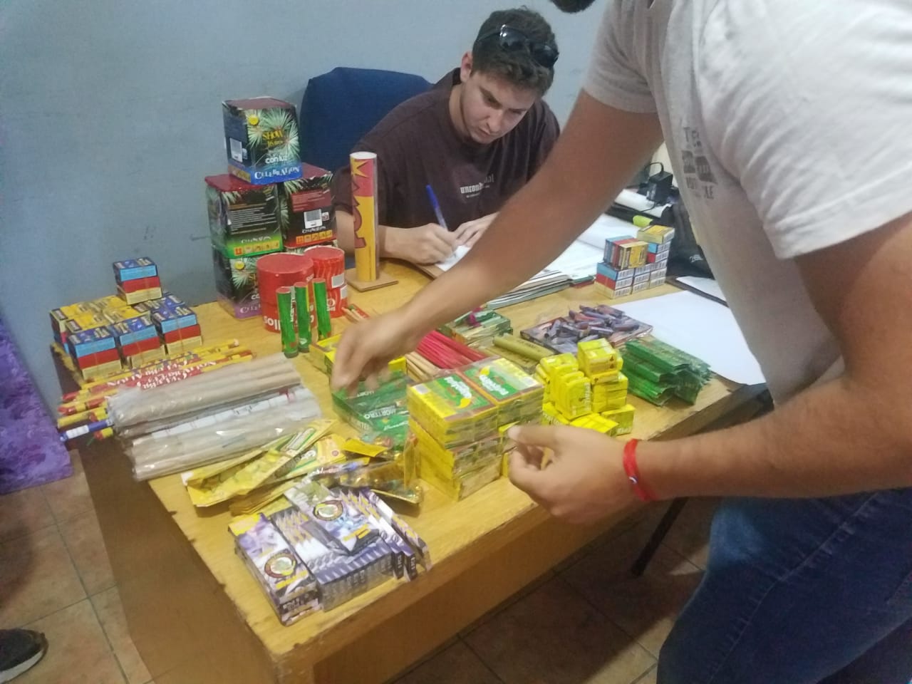 Decomisos por venta no regulada de pirotecnia