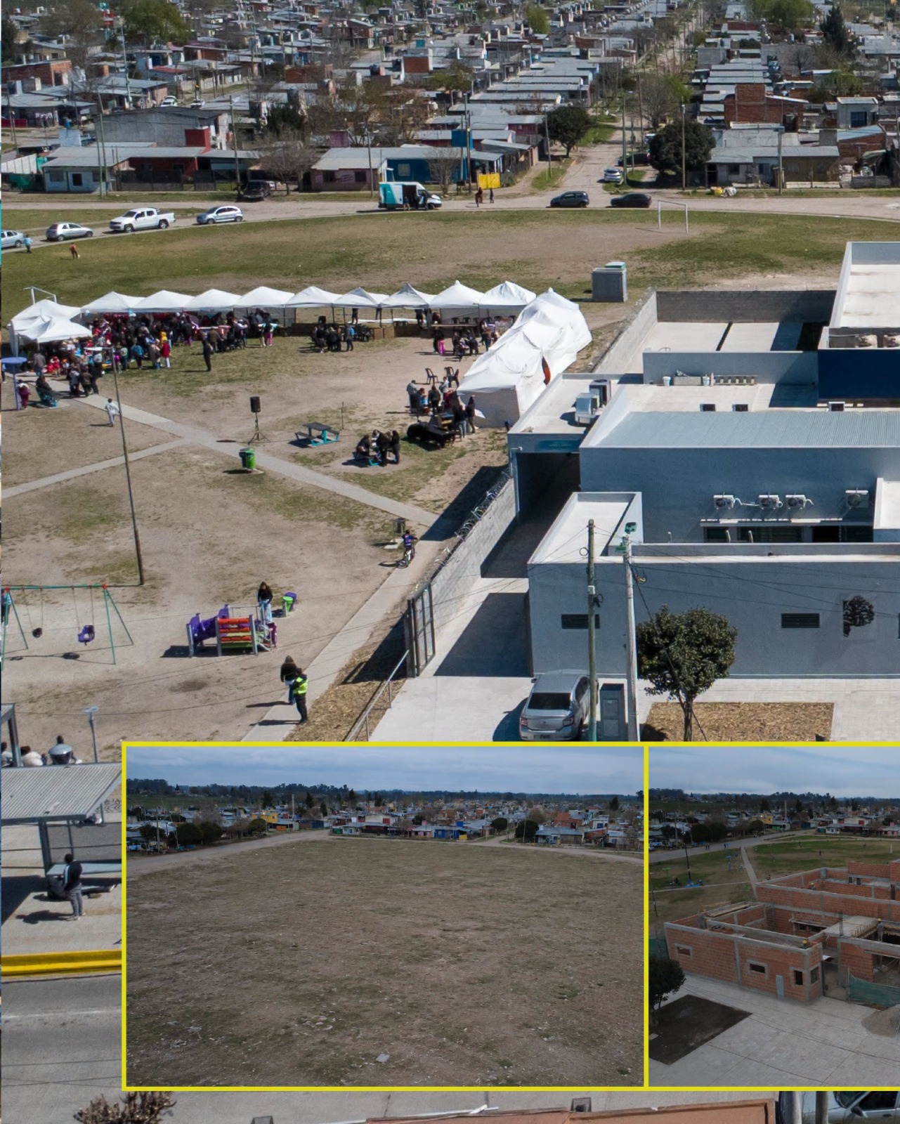 Obras estratégicas en Varela: Polo Educativo en Ingeniero Allan y Centro de Salud en San Jorge