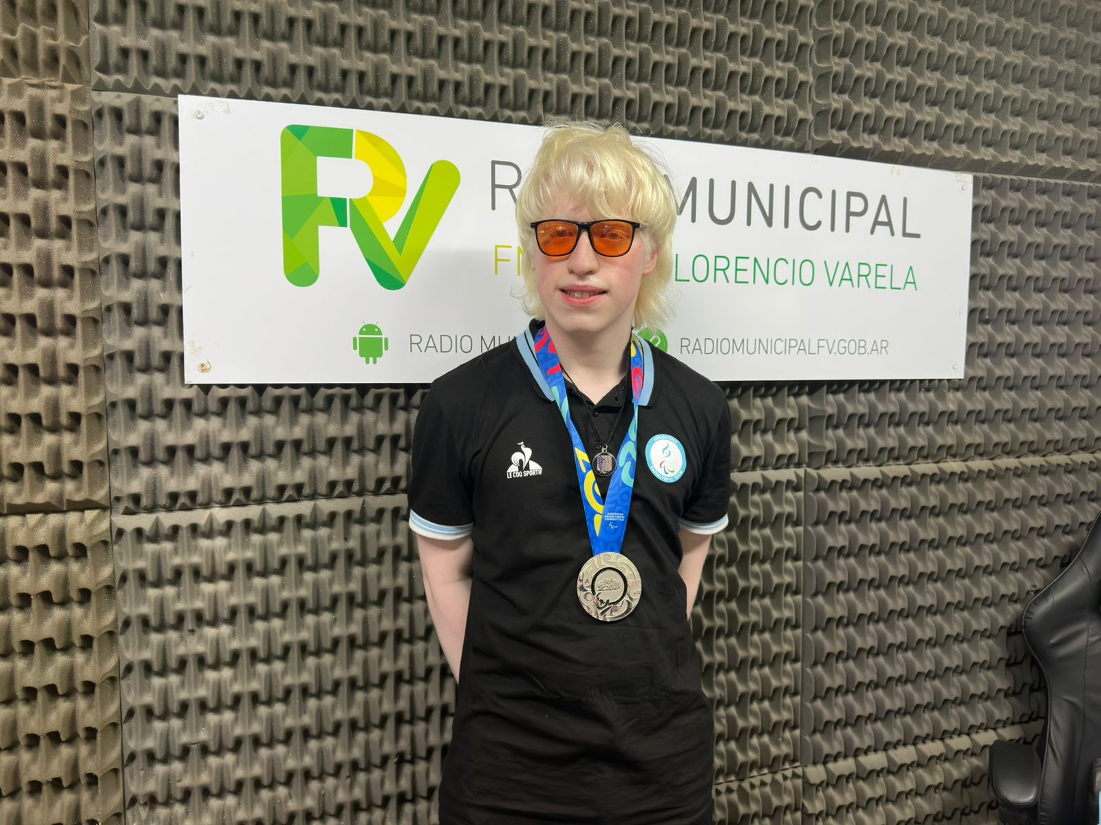 Juegos Parapanamericanos Juveniles Chile 2025: Maximiliano Centurión, obtuvo medalla de plata en Goalball