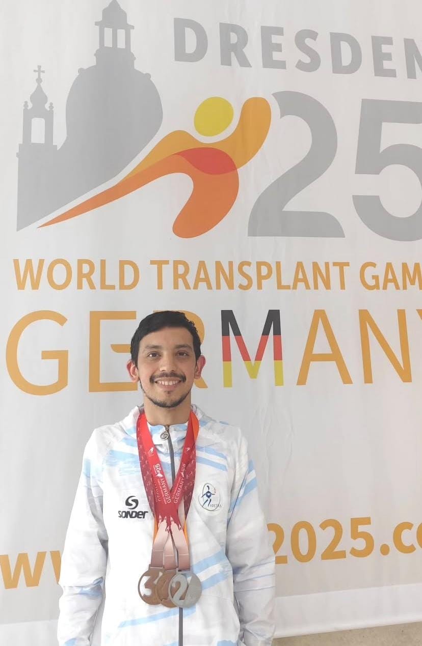 El varelense, Brian Fernández, presente en los Juegos Mundiales de Trasplantes Alemania 2025