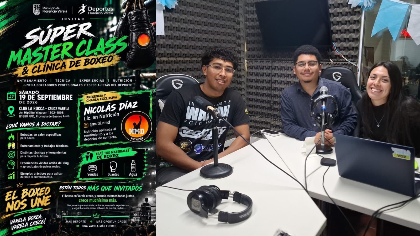 ¡Llega una nueva Súper Masterclass y la Segunda Clínica de Boxeo a Florencio Varela!

