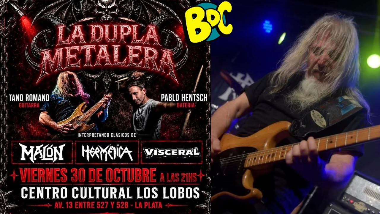 La Dupla Metalera se presentará el 30/10 en La Plata: entrevista al Tano Romano