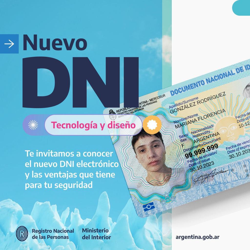 Se oficializó el nuevo DNI con estándares internacionales 