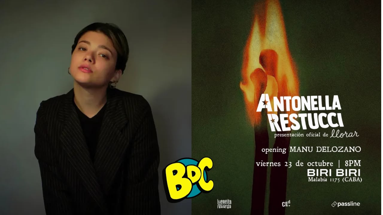 Anto Restucci se presenta en Biri Biri el 23 de octubre 
