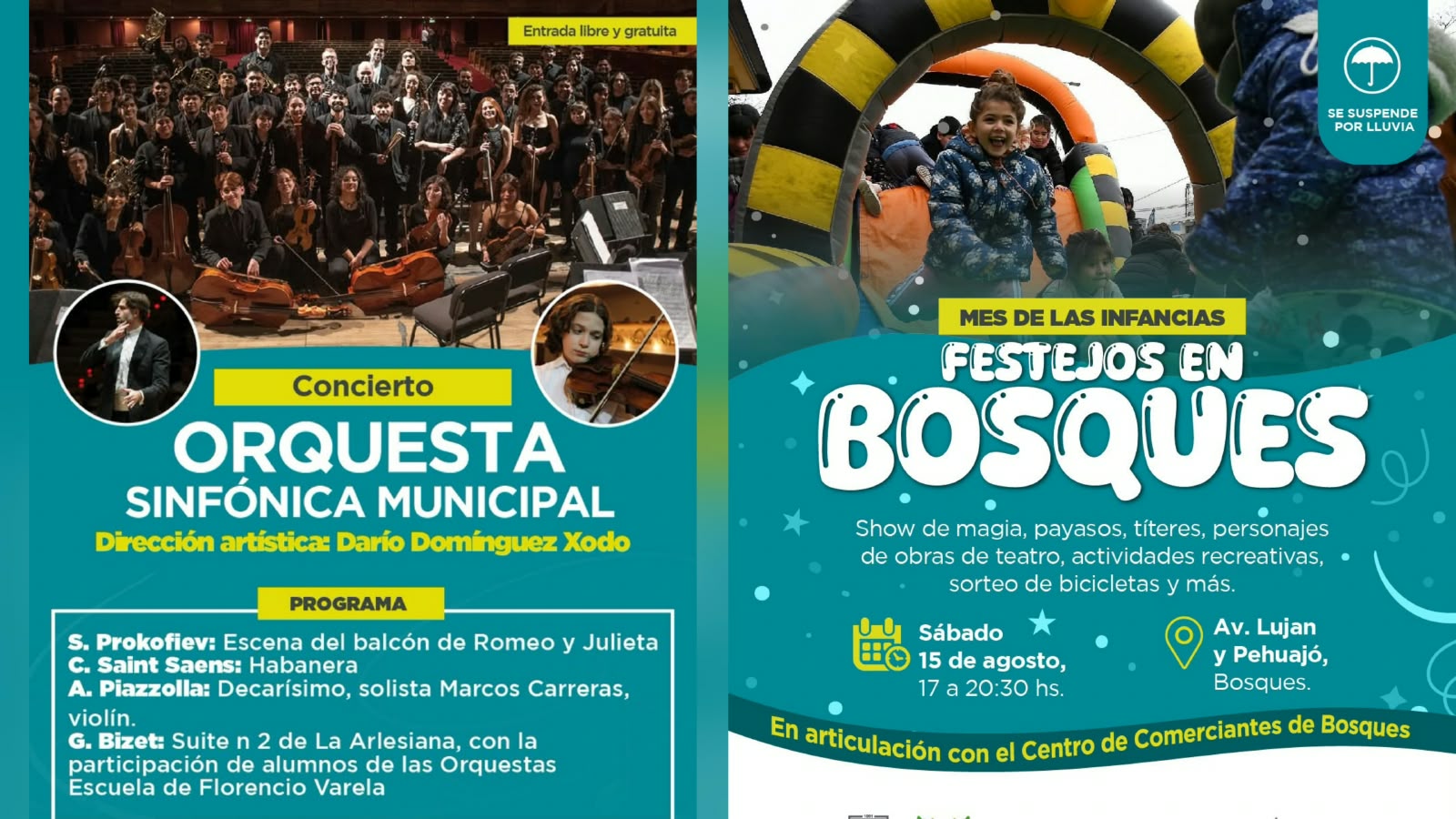 Música, festejos de las infancias y talleres: La agenda cultural de Varela