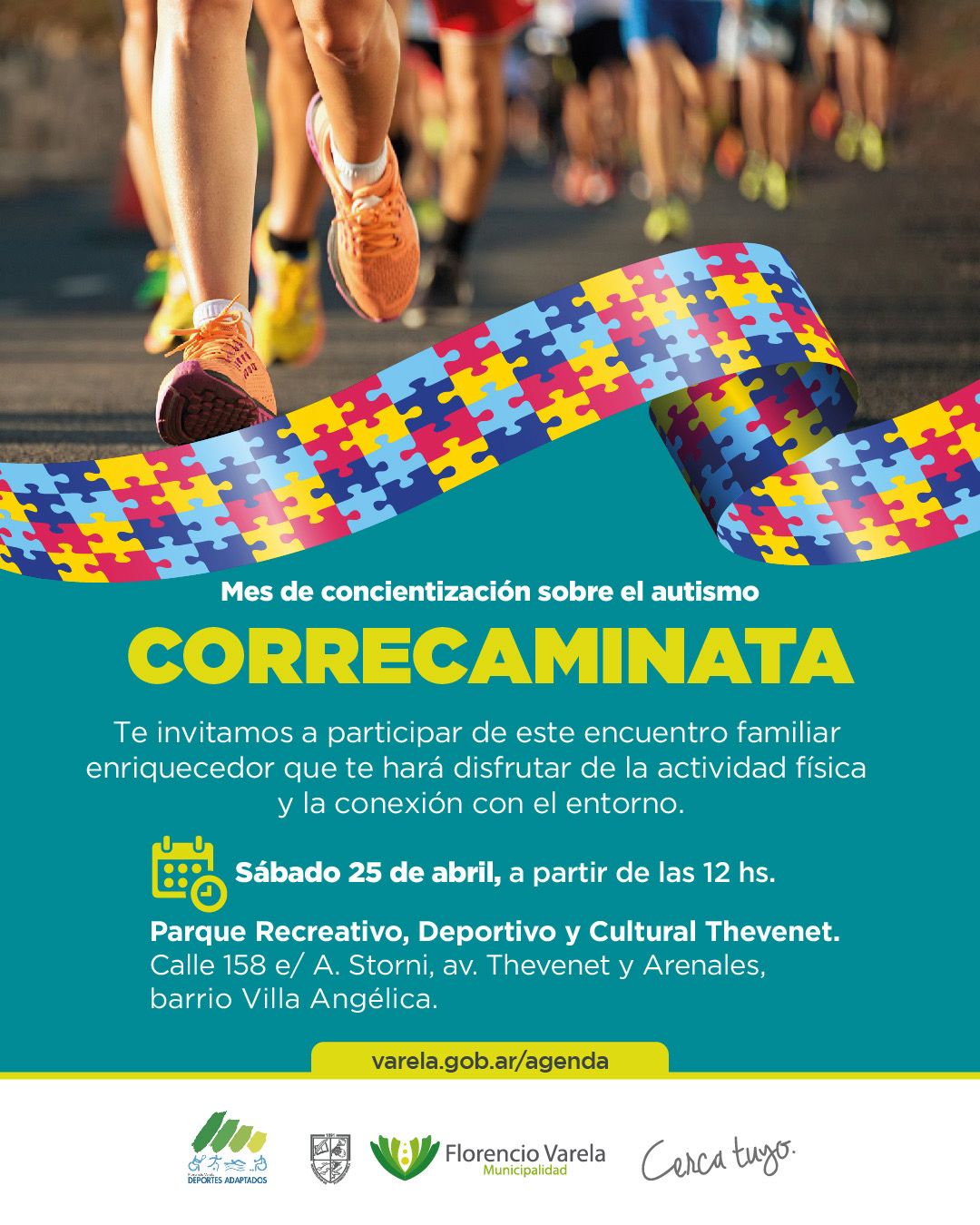 Correcaminata por el Mes de Concientización sobre el Autismo

