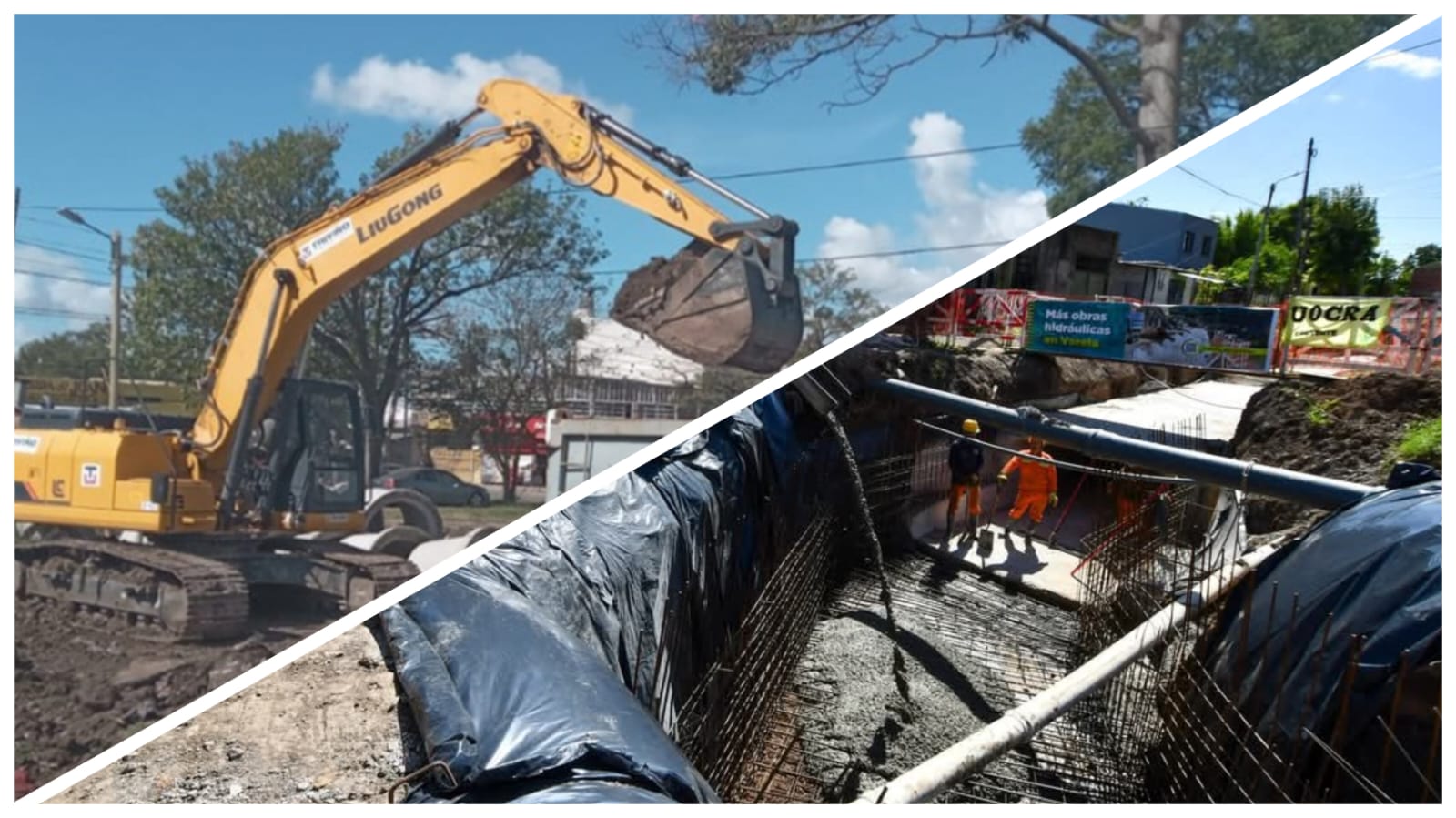 Segmento “Mejoras en tu barrio”: Labores iniciales en la obra de Cariboni y obras hidráulicas en Bosques
