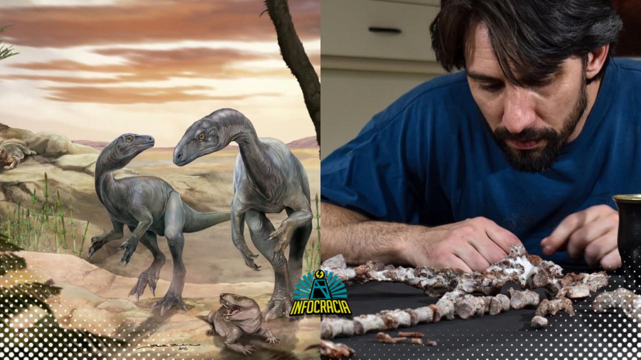 El investigador del CONICET Martín Hechenleitner, del descubrimiento de dinosaurios en La Rioja