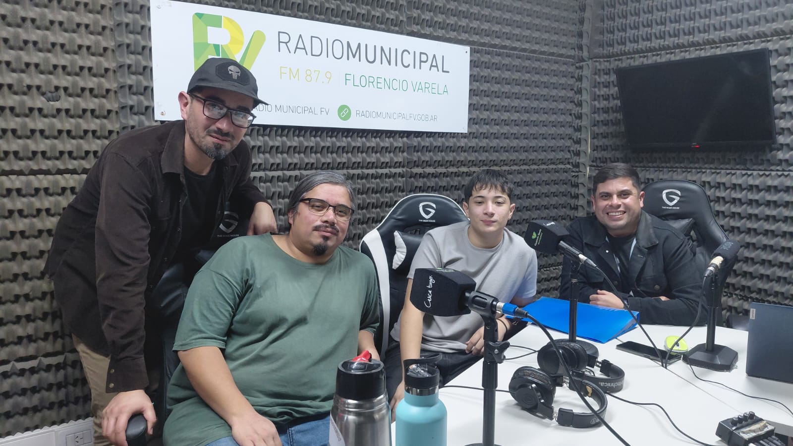 Valentín Benavidez pasó por la Radio Municipal tras su gran éxito nacional