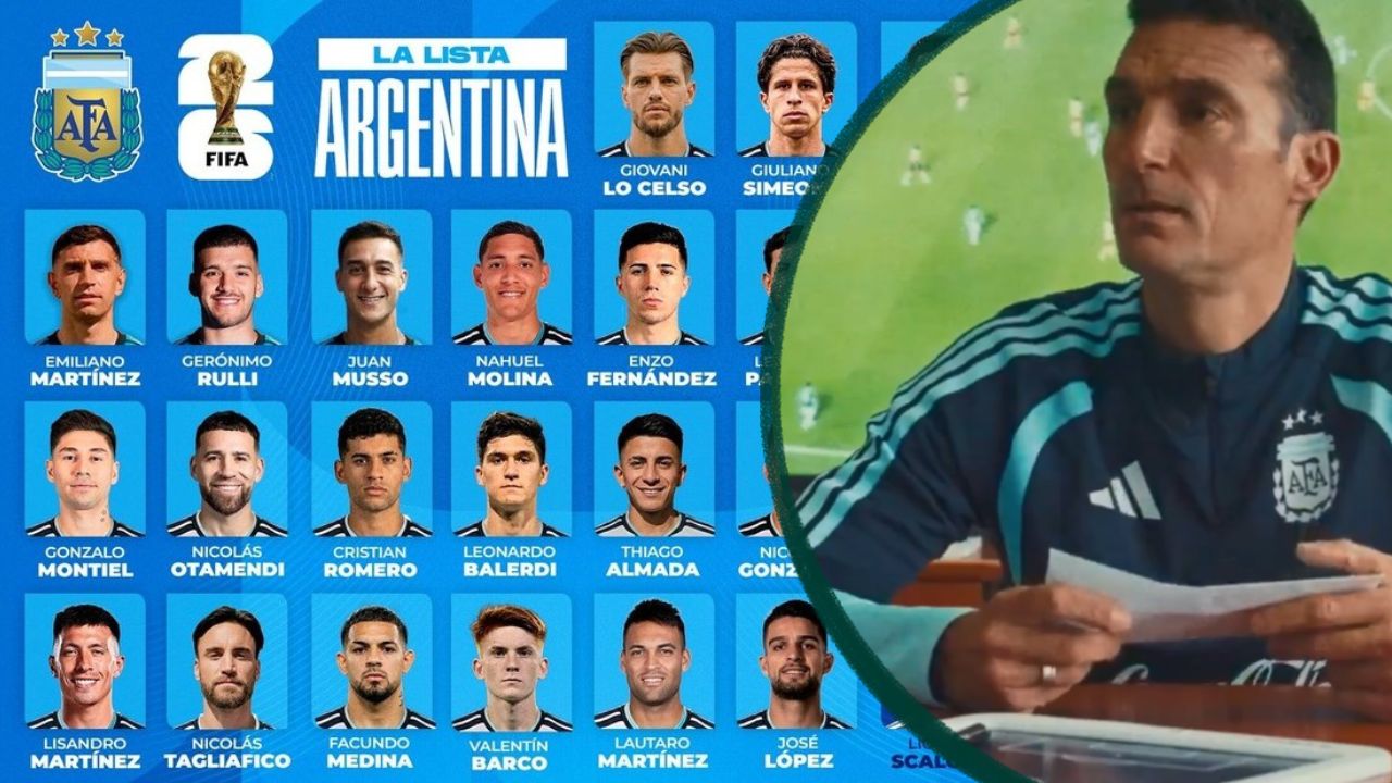 La lista de Scaloni para el Mundial 2026