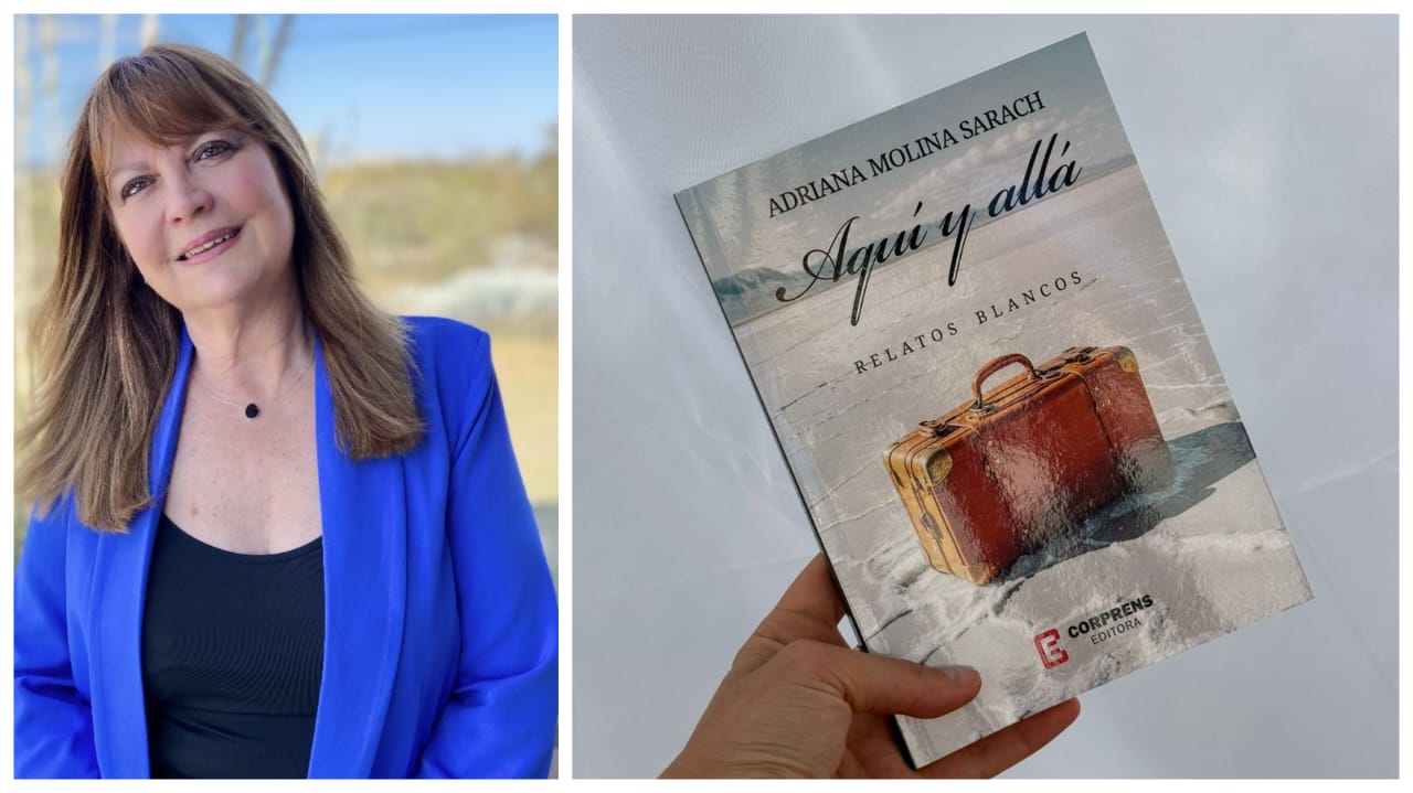 La escritora Adriana Molina Sarach presenta su libro “Aquí y allá, Relatos Blancos”