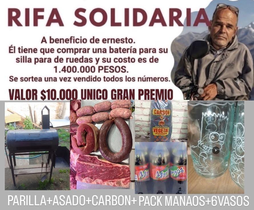 ¡Ayudemos a ayudar!: Ernesto necesita una batería para su silla de ruedas para seguir trabajando