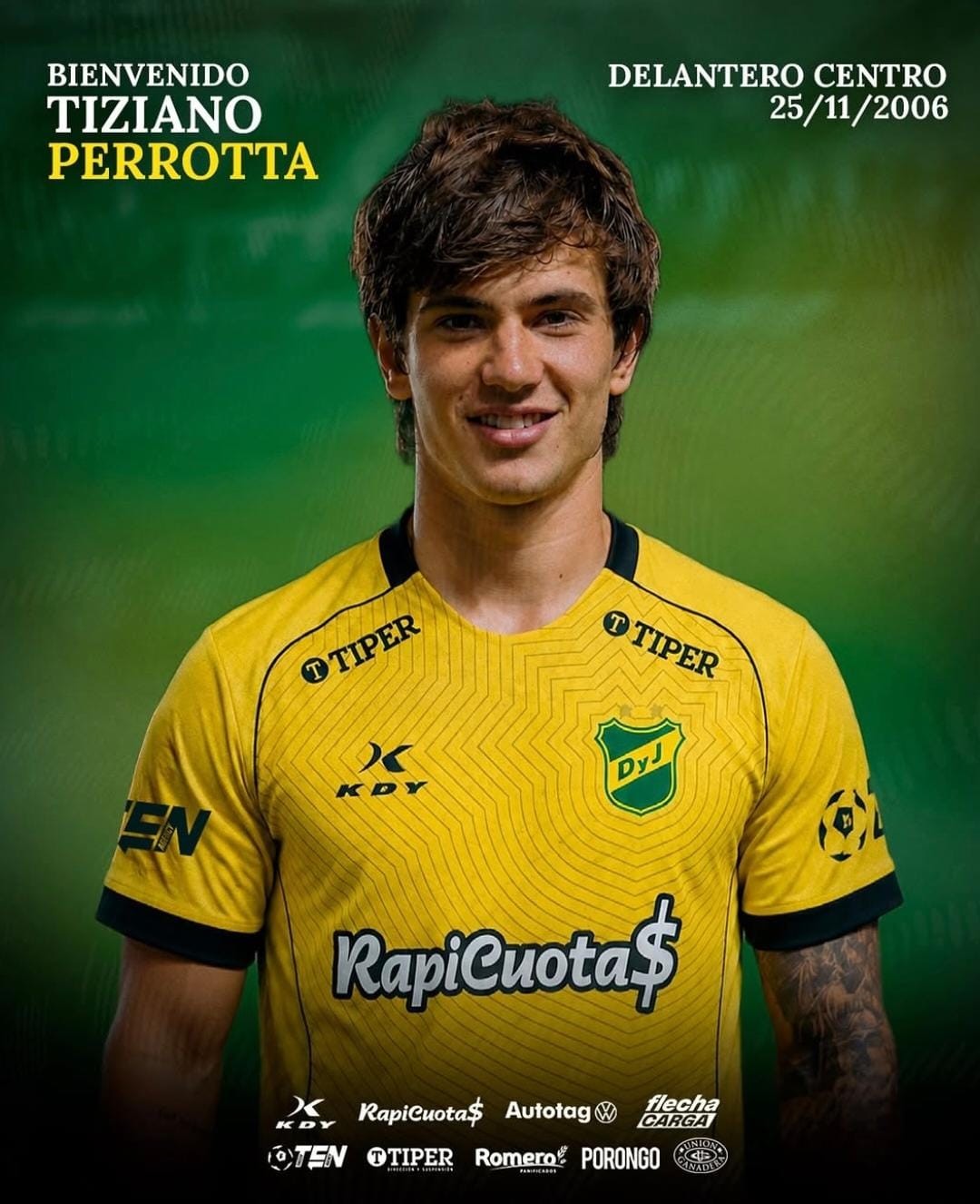 Tiziano Perrotta firmó con Defensa y Justicia a préstamo por un año

