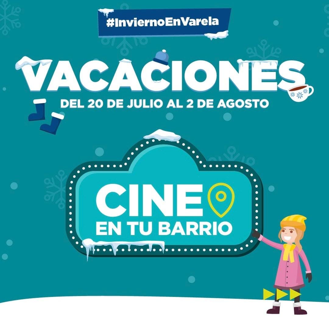 #InviernoEnVarela: Cine en tu barrio