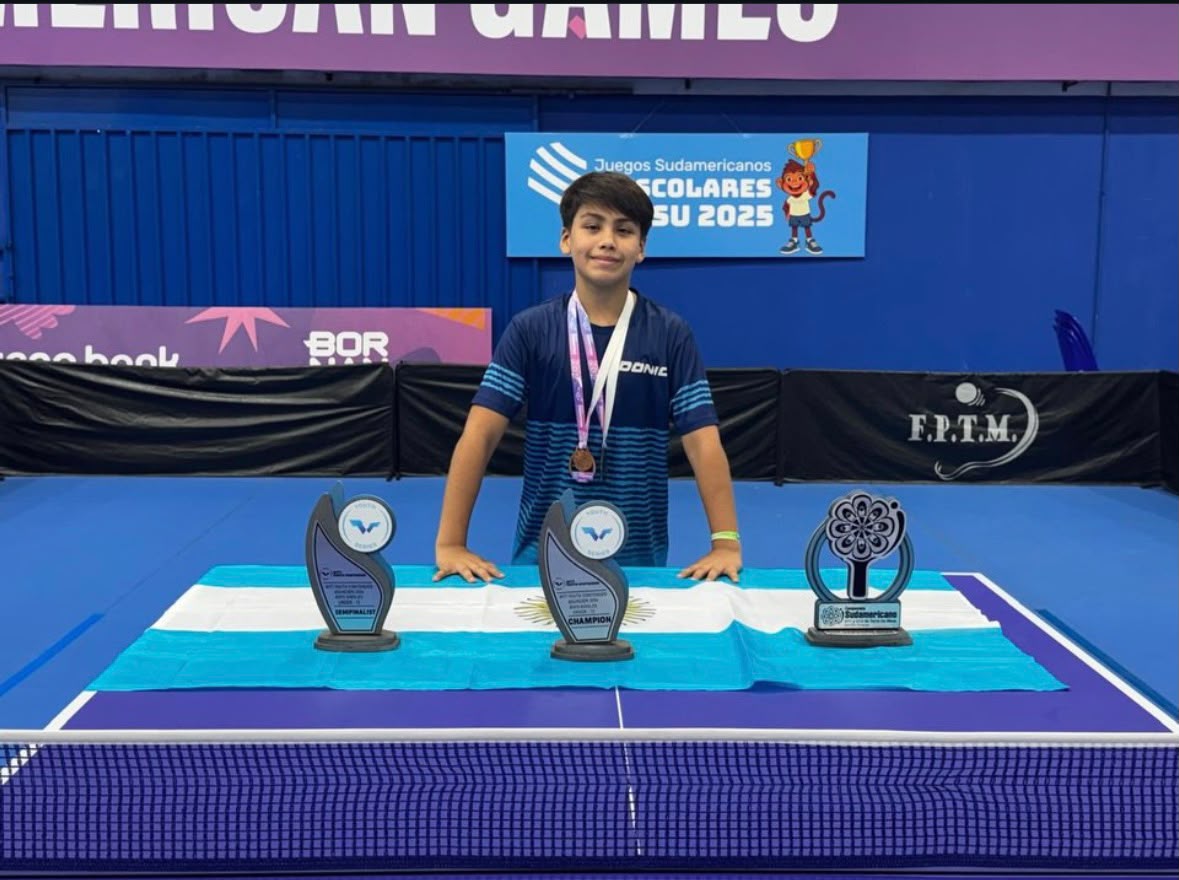 Valentino Marcial, Varelense clasificado al Panamericano de Tenis de mesa en Houston, USA